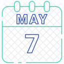 May Calendar Date Icon