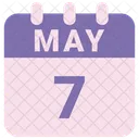 May Calendar Date Icon