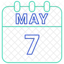 May Calendar Date Icon