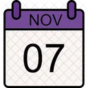 7 November Month November Month Icono