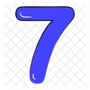 7 Number 7 Numeric Icon