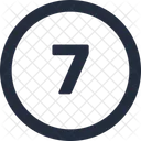 7 number  Icon