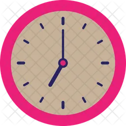 7 Oclock Analog Clock  Icon