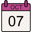 7 October October October Month Icon