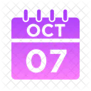 Oct Week Time Icon
