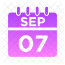 Septiembre Semana Hora Icon