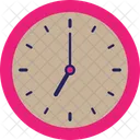 7 Uhr Analoguhr  Symbol