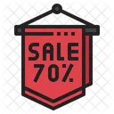 70 Percentage Off  Icon