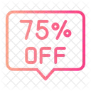 Percent Percentage Discount 아이콘