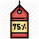 75 Percent  Icon