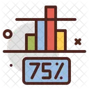 75 Percentage  Icon