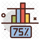 75 Prozent  Symbol