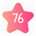76 、図形と記号、数字 アイコン