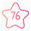76 、図形と記号、数字 アイコン