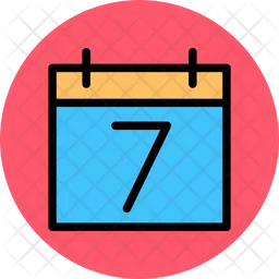 7th  Calendar  Icon