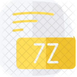 -7z--zip-archive-flat-style-icon  Ícone