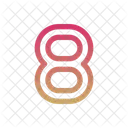 8 Number Holiday Icon