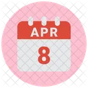 8 April 8 Date April 8 Icon