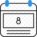 Calendario Horario Hora Ícone