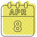 8 de abril  Icono