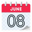 8 de junho  Ícone