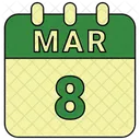 Marco Data Calendario Ícone