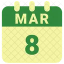 Marco Data Calendario Ícone