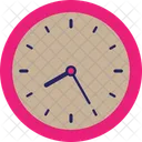 8 Heures 25 Minutes Horloge Analogique A 8 Heures Delai Icon