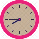 8 Heures 45 Minutes Horloge Analogique A 8 Heures Delai Icon