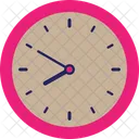 8 Heures 50 Minutes Horloge Analogique A 8 Heures Delai Icon