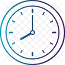 Relogio Analogico De 8 Horas Prazo Final Alarme Ícone