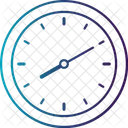 8 시간 10 분 8 시 아날로그 시계 마감 아이콘
