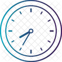 8 시간 35 분 8 시 아날로그 시계 마감 아이콘
