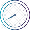 8 시간 40 분 8 시 아날로그 시계 마감 아이콘