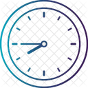 8 시간 45 분 8 시 아날로그 시계 마감 아이콘