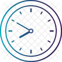 8 시간 50 분 8 시 아날로그 시계 마감 아이콘