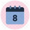 Day Date Calendar Icon