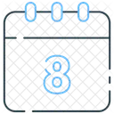 Day Date Calendar Icon