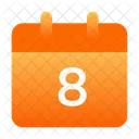 Calendario Data Mes Ícone