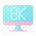 8 K Display  Icon