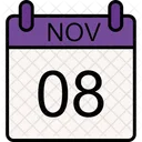 8 November Month November Icon