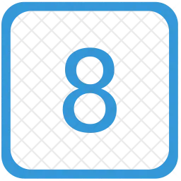 8 number  Icon