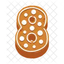 8 Number Cookies  Icon