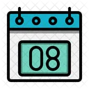 8 Datum Kalender Symbol