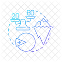 80 20 rule  Icon
