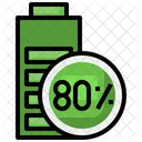 80 Percentage Charge  Icon