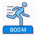 Carrera de 800 m  Icono