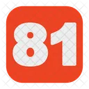 81 Number  Icon