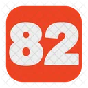 82 Number  Icon