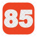 85 Number  Icon